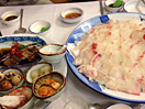済州島の新鮮な海鮮料理