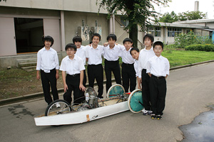 信州大学教育学部附属長野中学校の生徒たち